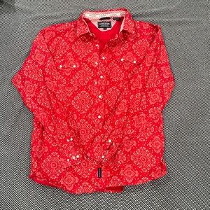 Mens Long Sleeve Pearl Snap